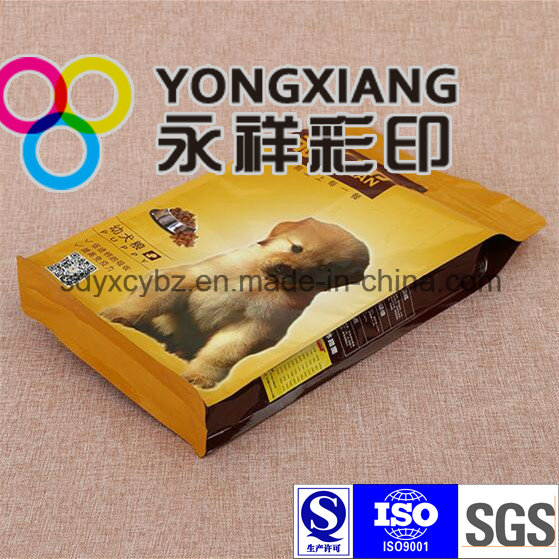 Customized Flat Bottom Bag for Pet Food/Dog Food