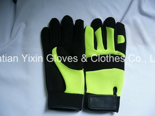 Mechanic Glove-Hand Glove-Cheap Glove-Work Glove-Leather Glove