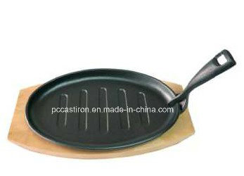 Preseasoned Cast Iron Fajita Sizzler Pan Manufacturer From China