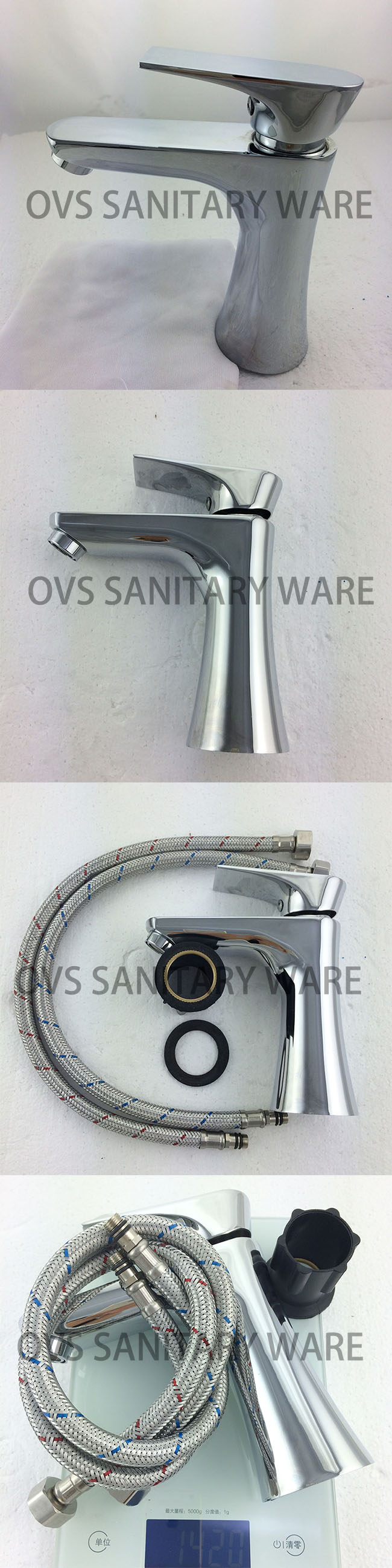 Sanitary Ware Manufacturer Bathroom Brass Material Hot Cold Water Tap