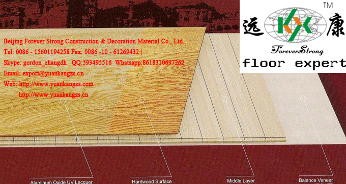 3 Ply Massive Parquet Floor Merbau Flooring Wooden Floor