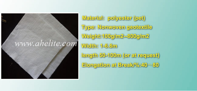 Nonwoven Stape Fiber Polypropylene Geogtextile for Civil Engineering