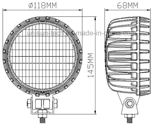 Newly 5inch 12V 56W Round LED Machine Work Lamps