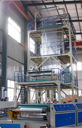 Sj500-1700 3/5/7 Layer Blown-Down 3-Layer Co-Extrusion Film Production Line