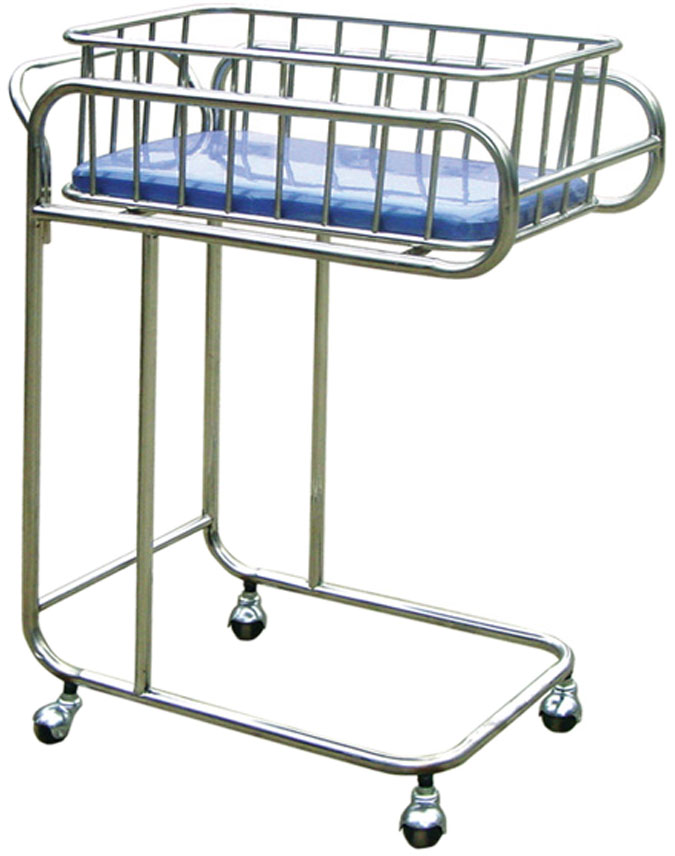 Stainless Steel Hospital Bassinet