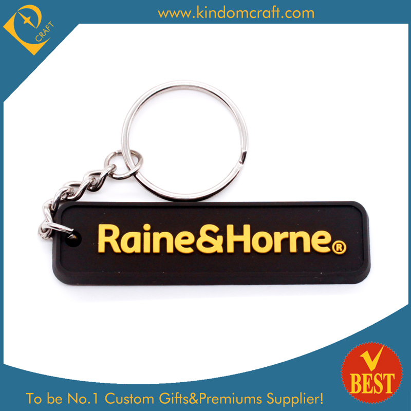 Wholesale China High Quality Customized 2D PVC Key Ring for Gift at Factory Price