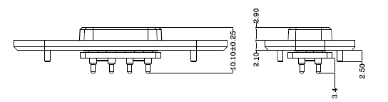 8 Pin Pogo Magnetic Connectors (in pairs male/female)