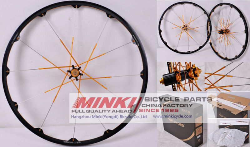 Alloy 26'' 100 % Handmade OEM Custom Made MTB Wheelset