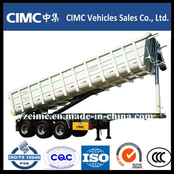 Cimc 3 Axle 30m3 Tipper Dumper Semi-Trailer