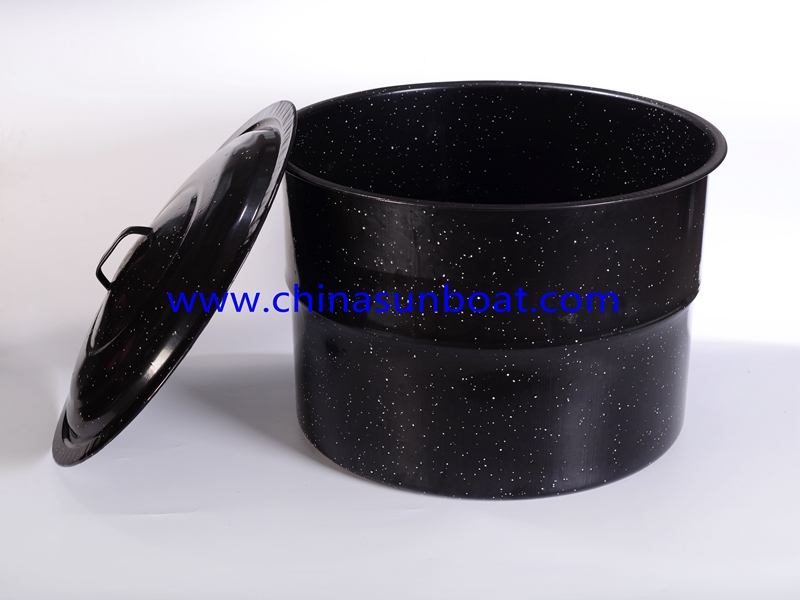 Cookware Enamel Big Stockpot with Rock for Hotel