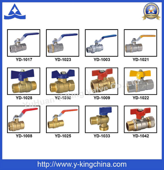 Nickel Plated Forged Brass Three Tee (YD-6035)