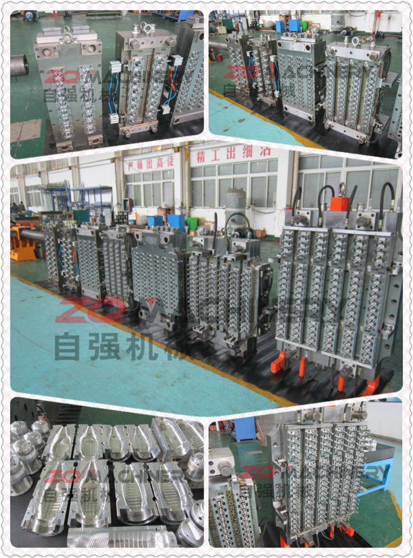 8 Cavites Wide Mouth Pet Bottles Blow Molding Machine for Plastic Pop Can