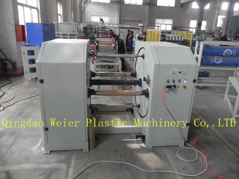 Plastic Extruder Machine PVC Edge Band Extrusion Line with Slitting System