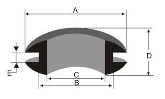 Molded Silicone Rubber Grommet for Cable