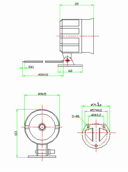 Alarm Siren Electronic Alarm Siren Car Alarm System (FBELE)