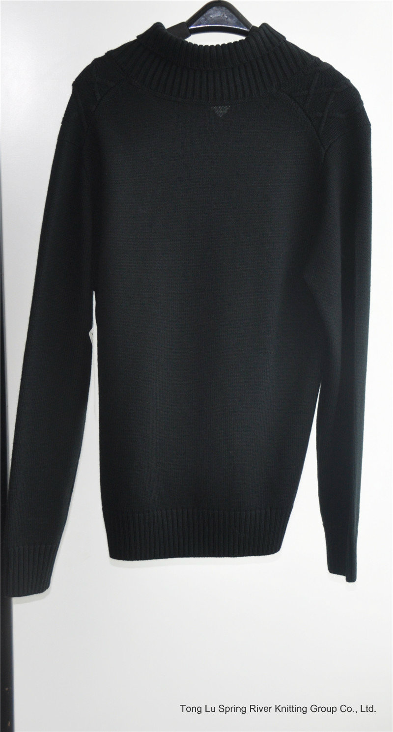 Winter Knit Turtleneck Man Pullover Sweater