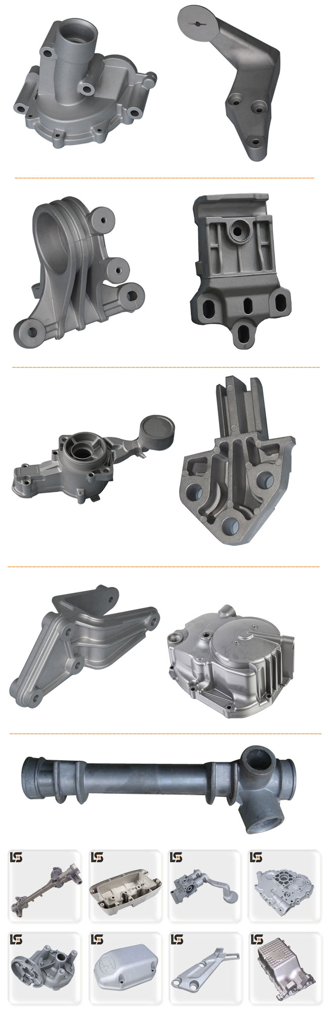 Aluminum Die Casting Motorcycle Parts with OEM Service