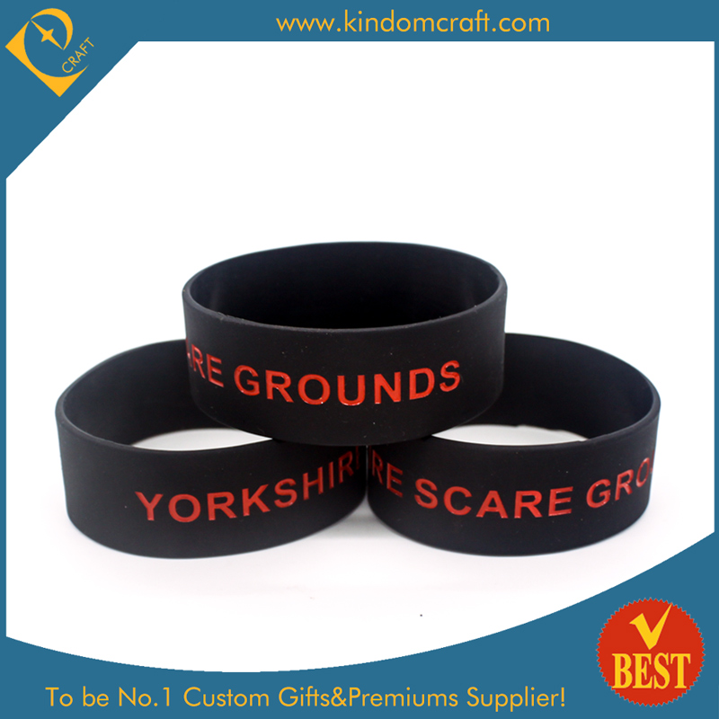 Wholesale Special Size Silicone Wristbands with Inner Logo