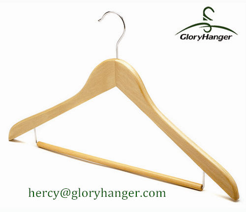 Man's Clothes Hanger and Custom Wood Coat Hangers