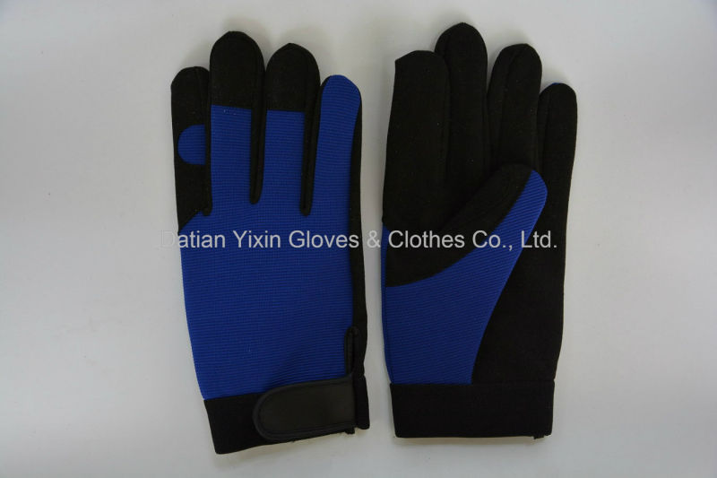 Mechanic Glove-Micro Fiber Glove-Leather Glove-Work Glove-Protected Glove-Labor Glove