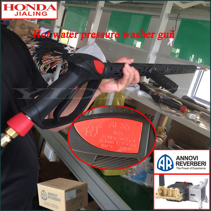 3600psi/250bar for Honda Gasoline Industry Duty Hot Water High Pressure Washer (HPW-HWQ1300)