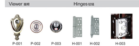 European Simple Egg Design Steel Security Door