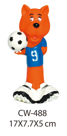 Dog Toy of Vinyl Cartoon Dog for Pet (CW-488)