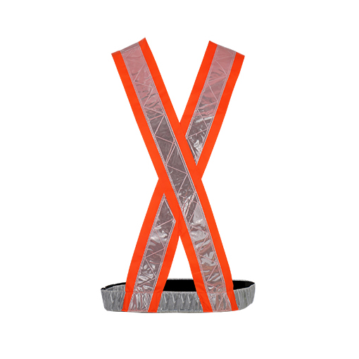 100% Polyester Reflective Safety Straps Vest with PVC Tape