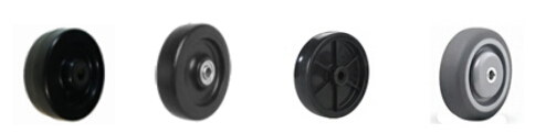 Medium Duty Rubber Wheels Expanding Stem Casters