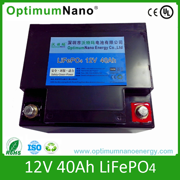 LiFePO4 Battery 12V 40ah for UPS