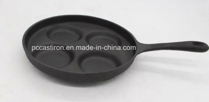 7PCS Cast Iron Pizza Pan with Handle Size 23cm