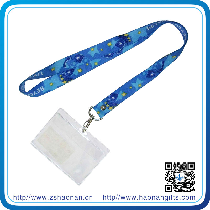 Fashion Business Polyester ID Card Holder Lanyard