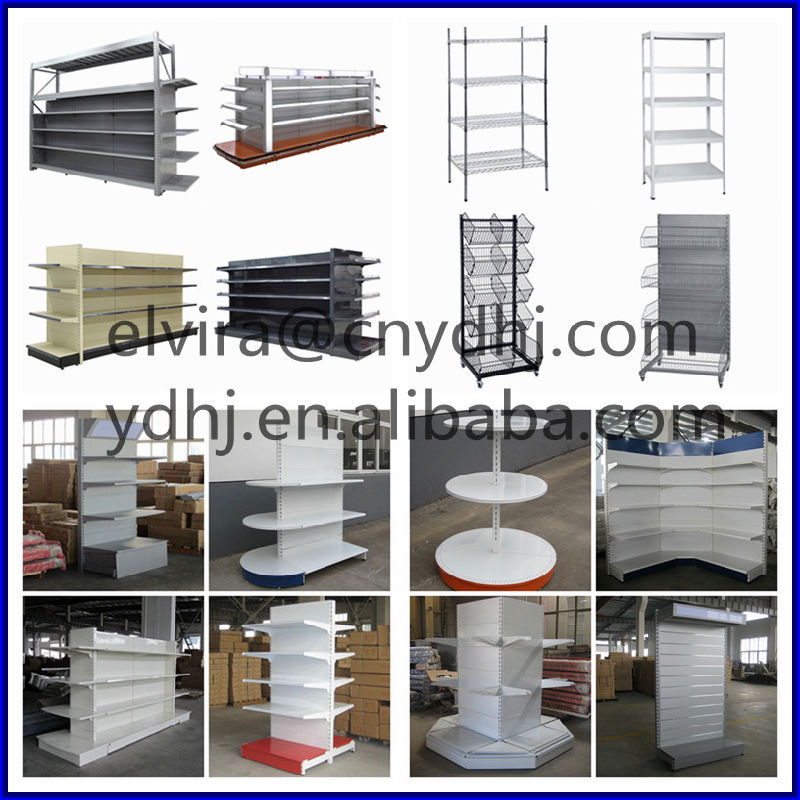 High Quality Cosmetic Display Shelf with Arc Lamp Layer Board with Light Box (YD-S5)