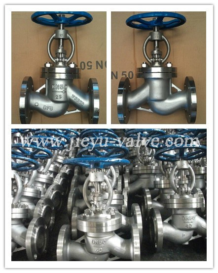 Pn16 Dn50 CF8/Ss304 Flange Globe Valve