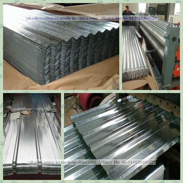 28 Gauge Galvalume Corrugated Steel Roofing Sheets