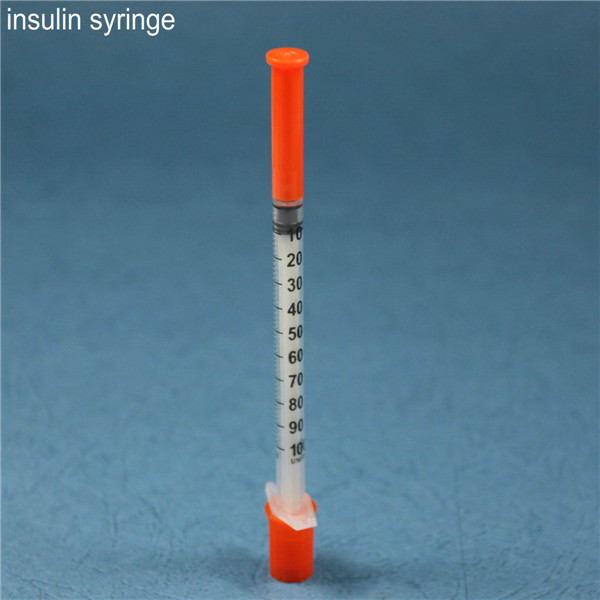 1ml Disposable Insulin Syringe with Needle with CE, ISO, GMP, SGS, TUV