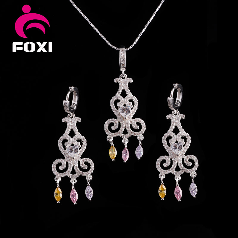 Adult Clothing Accessories Fashion Pendant and Earrings Jewelry Sets