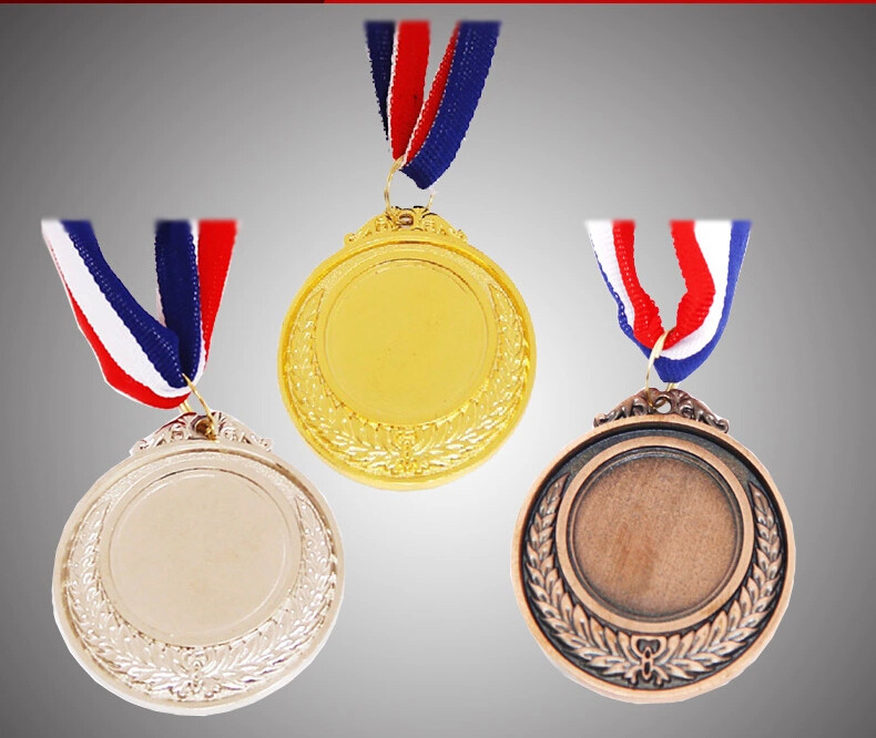 Metal Sports Medal with Customized 3D Logo Engraving