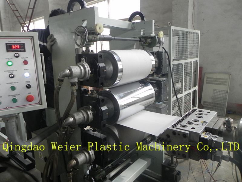 Plastic Extruder Machine PVC Edge Band Extrusion Line with Slitting System