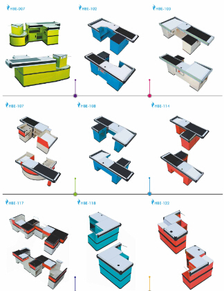 Retail Store Shop Checkout Counter MDF Cashier Counter