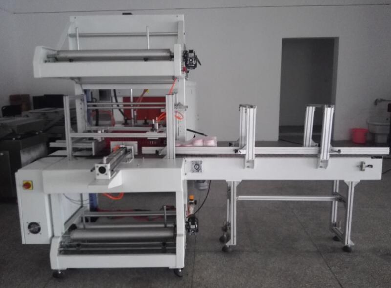 St6040al Full-Auto Bottle Sleeve Shrink Bundler Shrink Wrapping Machine