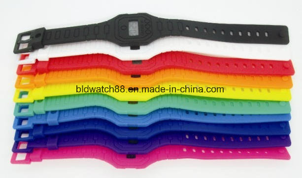 Hot Sale Analog Silicone Watches Unisex Toy Watch Colorful