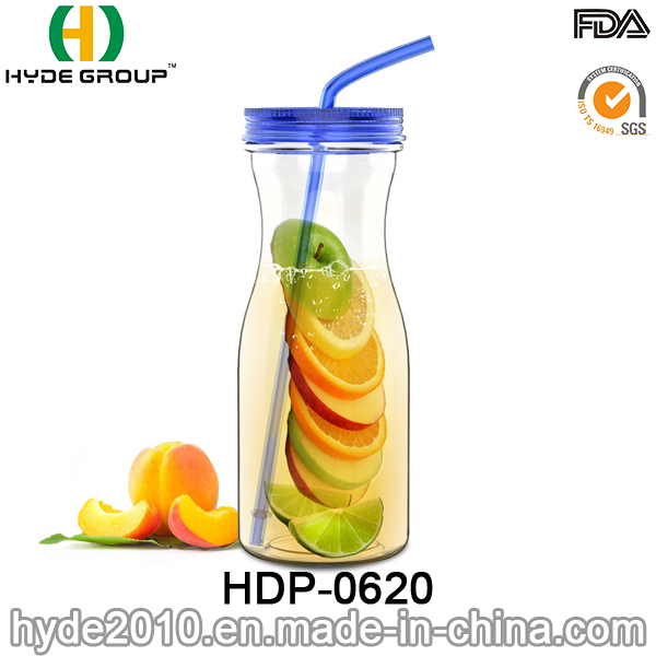 Hot Sale Colorful BPA Free Tritan Juice Water Bottle, 900ml Plastic Water Bottle (HDP-0620)