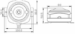 Fbps405 Ex-Factory Price of Piezoelectric Loud Siren Sound (FBELE)