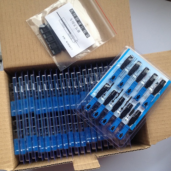 Factory Price Sc Upc Sm Fast Fiber Optic Connector