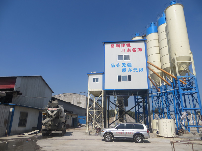 Hzs120 Large Ready Mix Concrete Plant Manufacturers