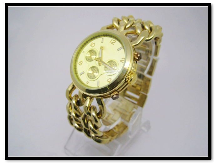 Hanglee-1530 Hot Sell Top Gold Alloy Watch