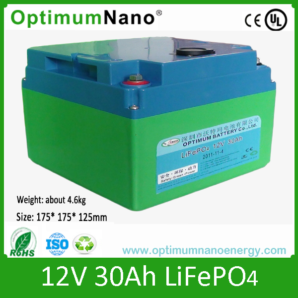 High Quality 12V30ah Lithium Ion Battery (32650 3.2V)