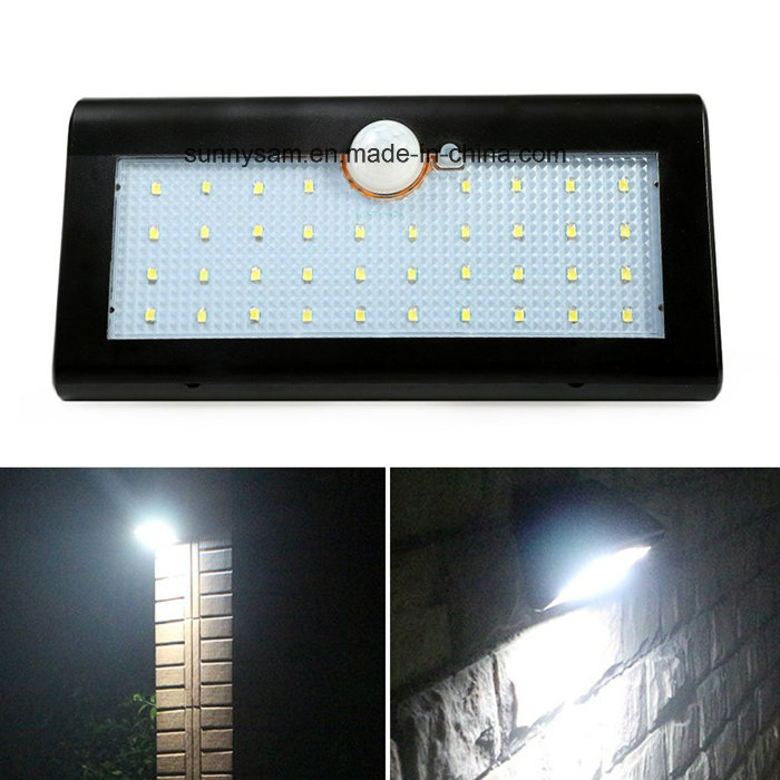 Solar Powered Motion Sensor Light with 38 LED Solar Lights, Wireless Waterproof LED Security Lights with 3 Modes for Garden, Outdoor, Fence, Yard, Outside Wall