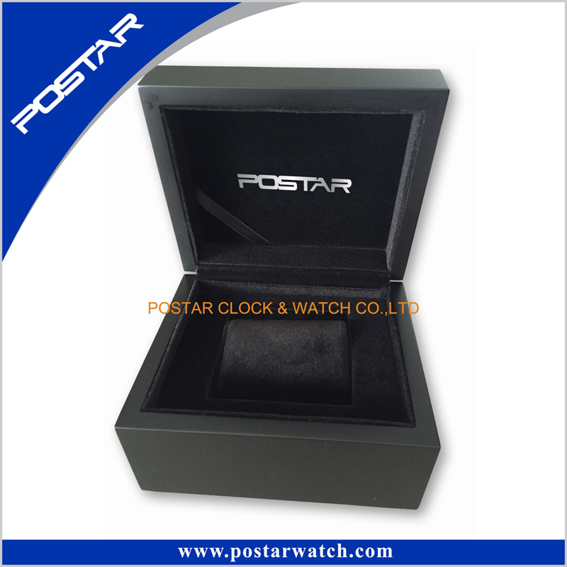 Custom Made High Polished Finish Wooden Watch Box for Single Watch